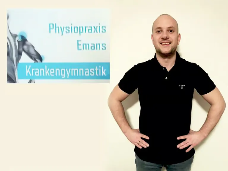 Lesley Emans, Inhaber und Physiotherapeut der Physiopraxis Emans